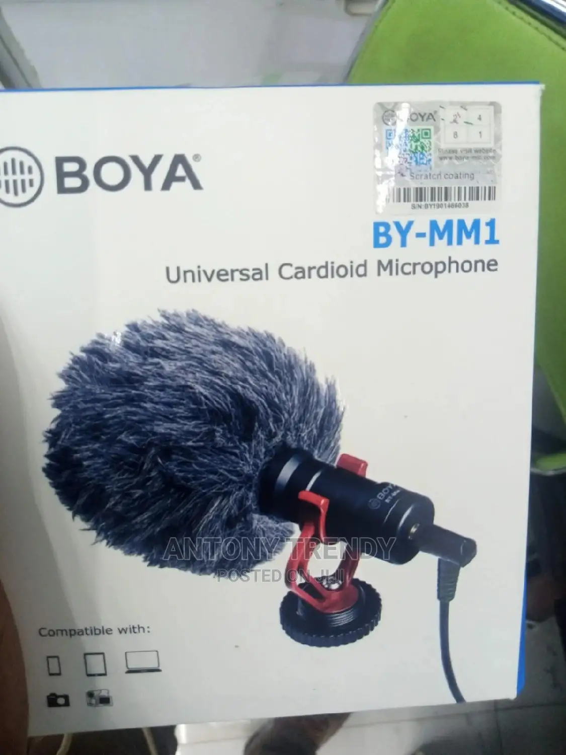 Boya Mm1 Lapel Microphone for Phone and Cameras 