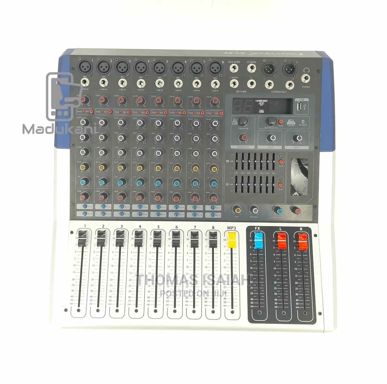 Soundcraft KV80 Pro Mixer 8 Channel Powered Mixer