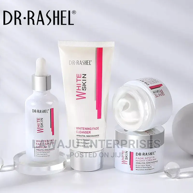 4pcs Dr. Rashel Whitening Fade Spot Cleanser,Serum+Cream