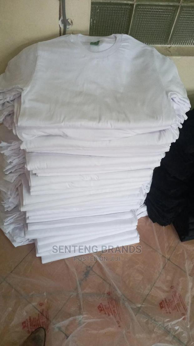 100% Pure Cotton Plain Tshirts. Round Neck All Colours - thumbnail 4