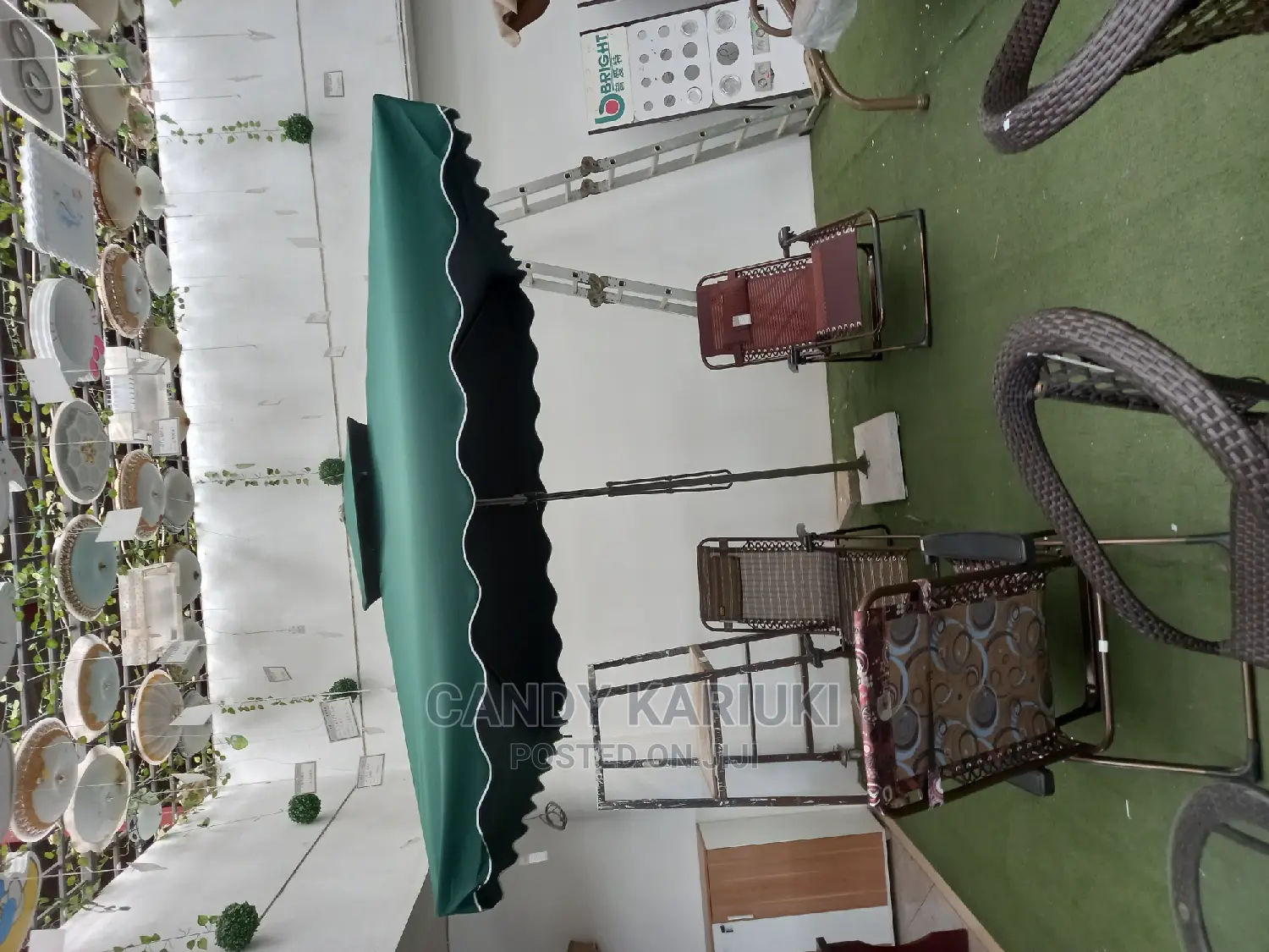 2.5m by 2.5m Outdoor Umbrella