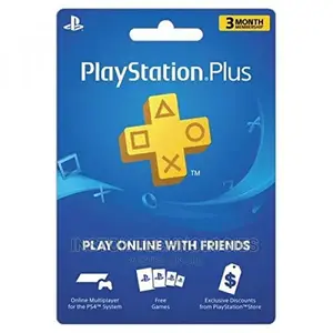 SONY 3 Months Playstation PLUS Psn Membership Card(New) 1 Ye