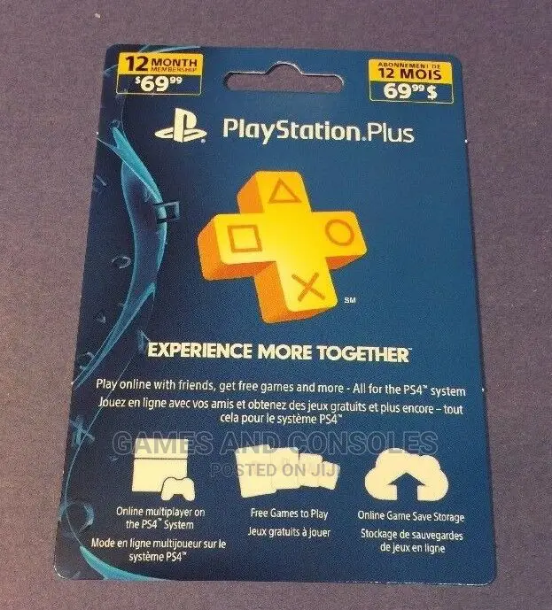 12 Months Psn Plus Uae