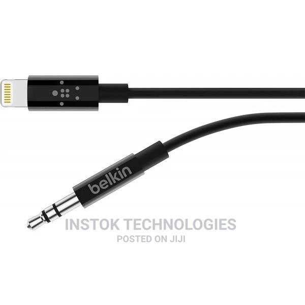 Belkin 3.5mm Audio Cable With Lightning Connector, Black