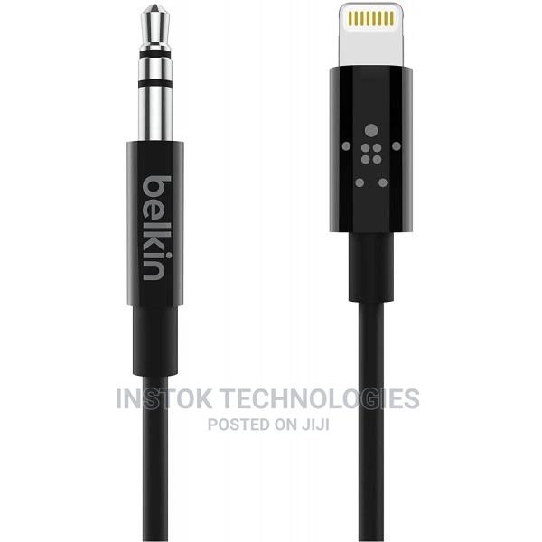 Belkin 3.5mm Audio Cable With Lightning Connector, Black - thumbnail 2