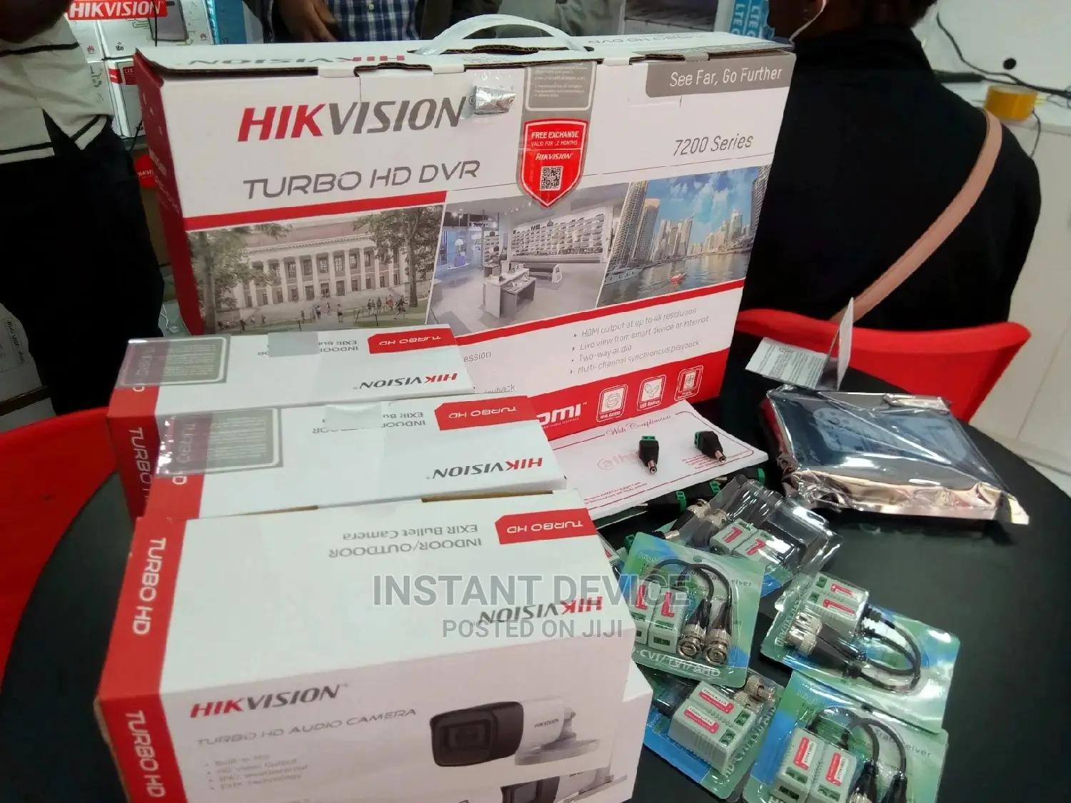 4 CCTV Camera Complete Package