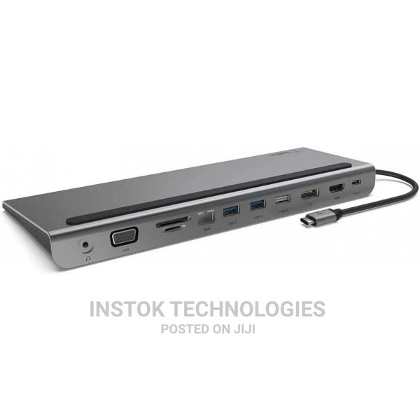 Belkin Connect USB Type-C 11-In-1 Multiport Dock (Silver)