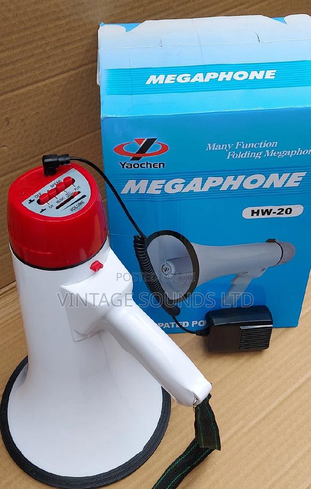 Rechargeable Powered Megaphone - main view