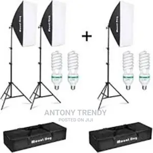 Softbox Lights+ 2PCS 135W 5500K Continuous Bulb Lamp Light