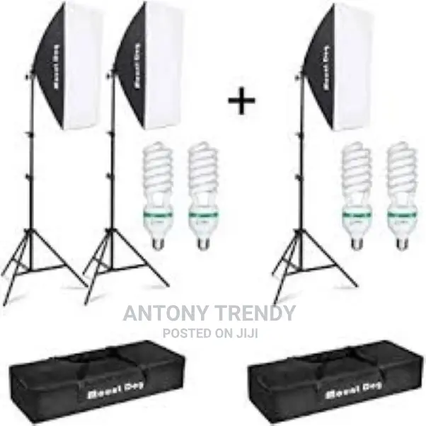 Softbox Lights+ 2PCS 135W 5500K Continuous Bulb Lamp Light