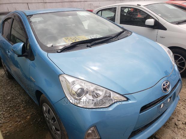 Toyota Aqua 2014 Blue - thumbnail 4