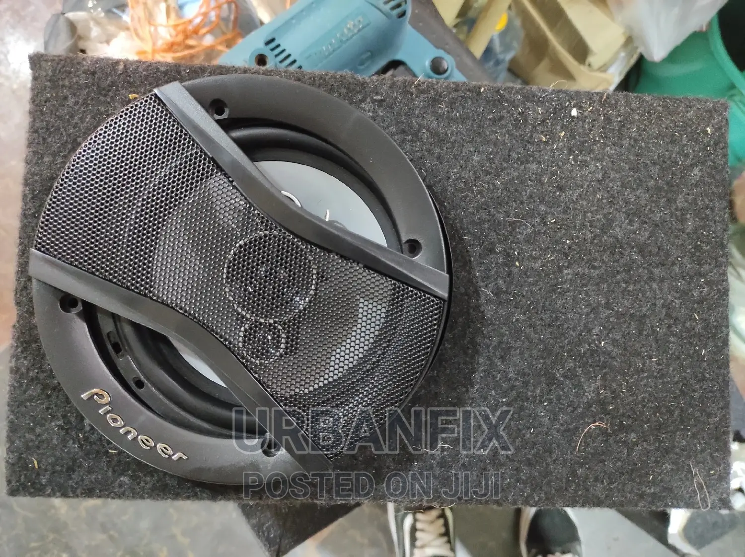 Pioneer 6 Inch Mid Range Speakers With Free Cabinets- A Pair