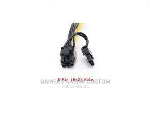 Sata 15 Pin Male to 8 Pin 6+2 Pci-Express Pcie Power Adapter