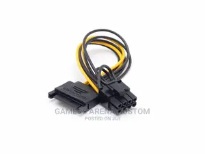 Sata 15 Pin Male to 8 Pin 6+2 Pci-Express Pcie Power Adapter