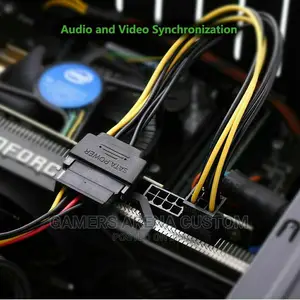 15pin Sata Power to 6pin Pci-E Pci Express Adapter Cable