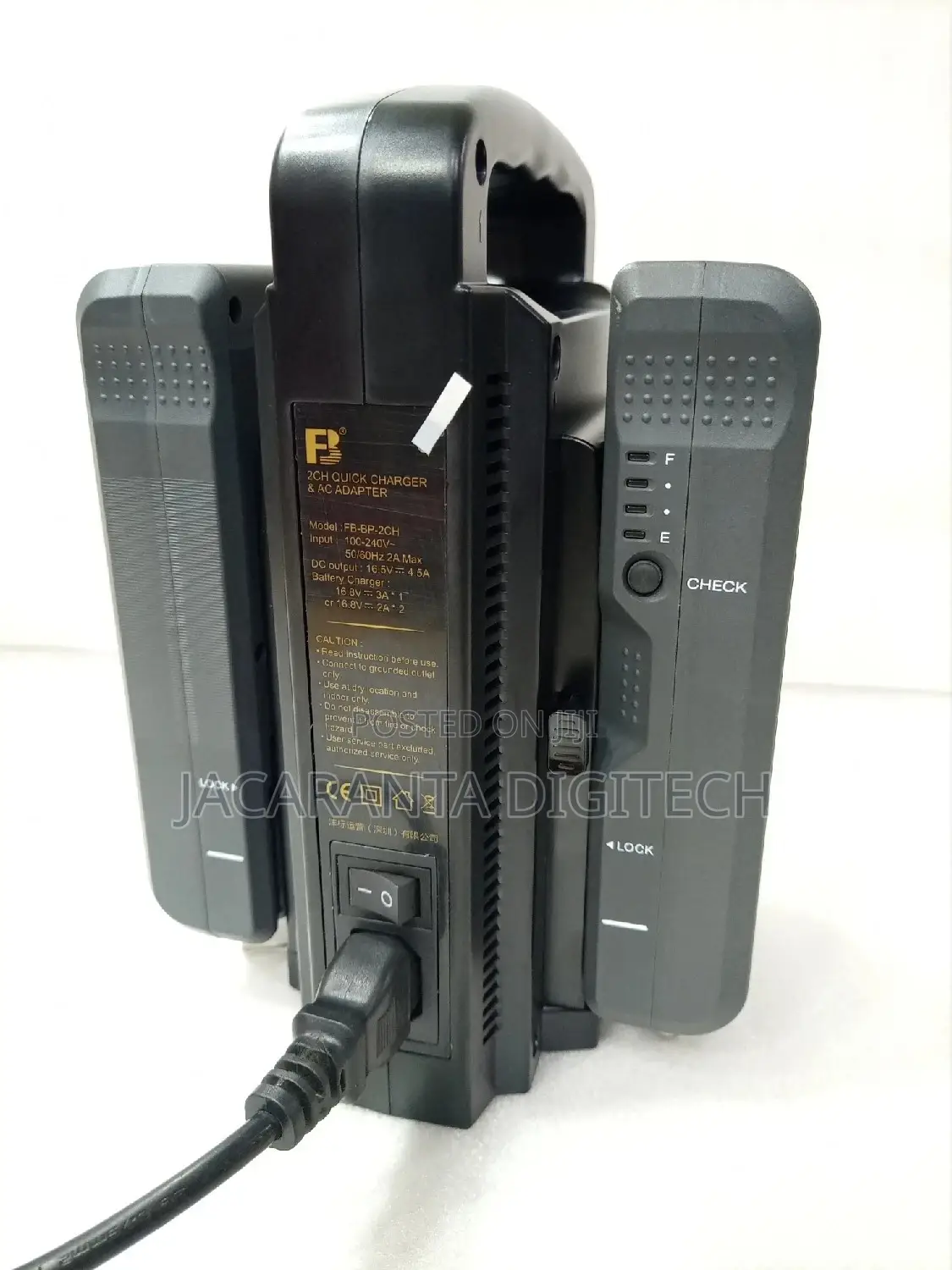 V-Mount Charger, v-Lock Double Charger for Bp 130, 160, 190,