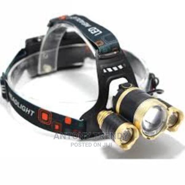 LED Headlamp High Power Bright Headlight 3 CREE T6 With Char - main view