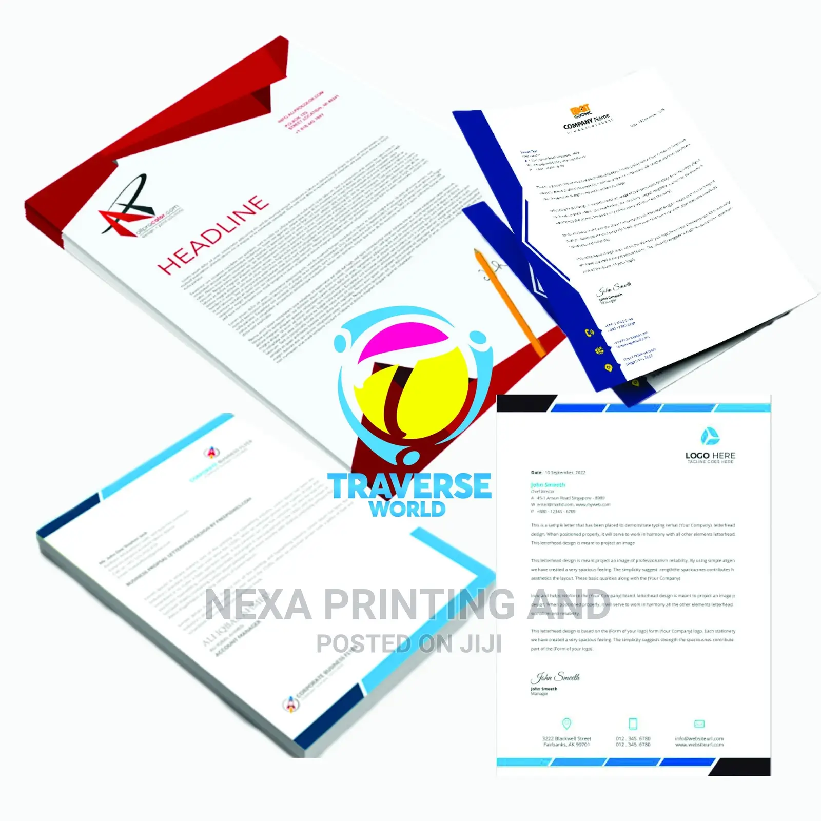 Letterheads Design Printing