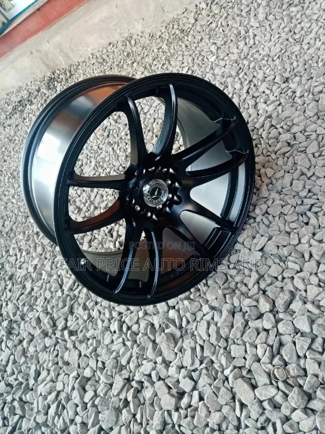 Rims Size 17 Black Plain Offset 10holes Universal