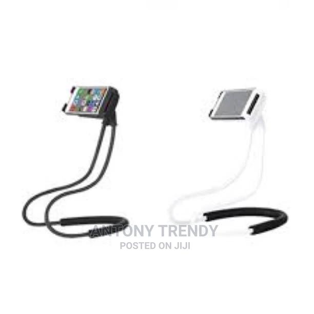New Lazy Neck Phone Holder Stand for iPhone Desk 360 Degree - thumbnail 2