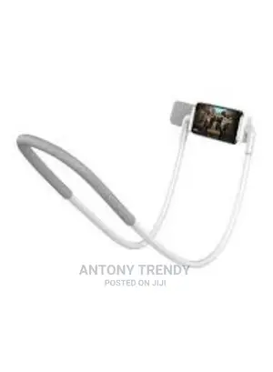 Black Lazy Neck Holder for Mobile Phone Tablet