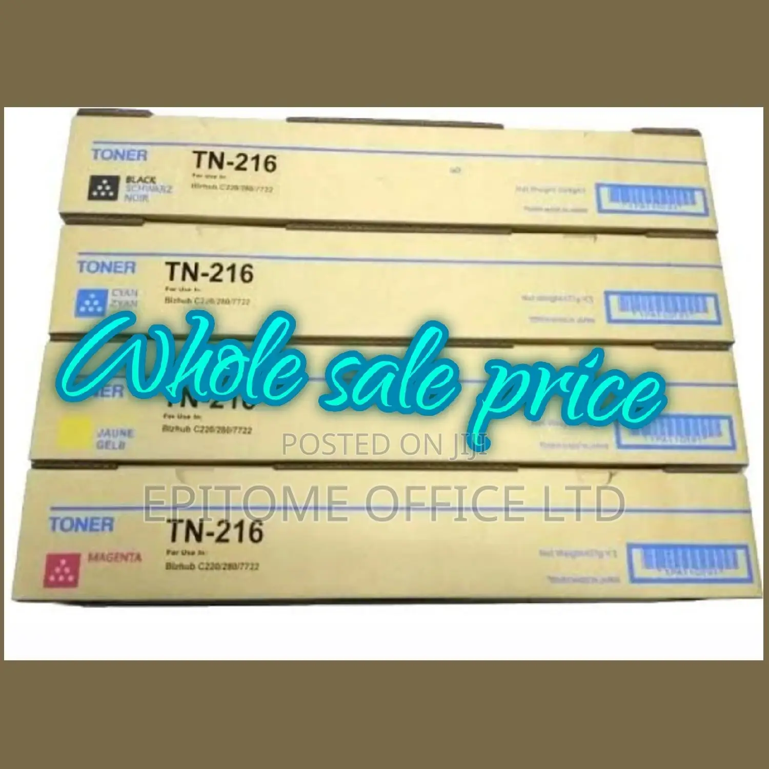 Toners Whole Sale Prices