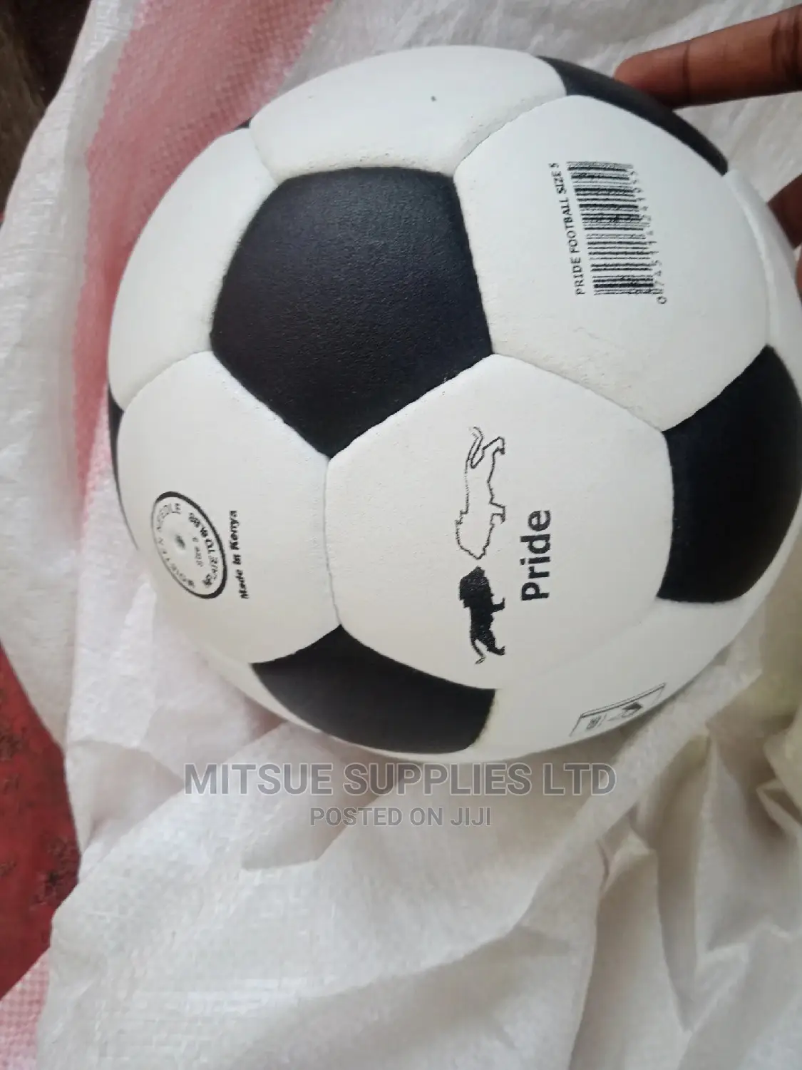 Classic Leather Football Size 5 White/Black