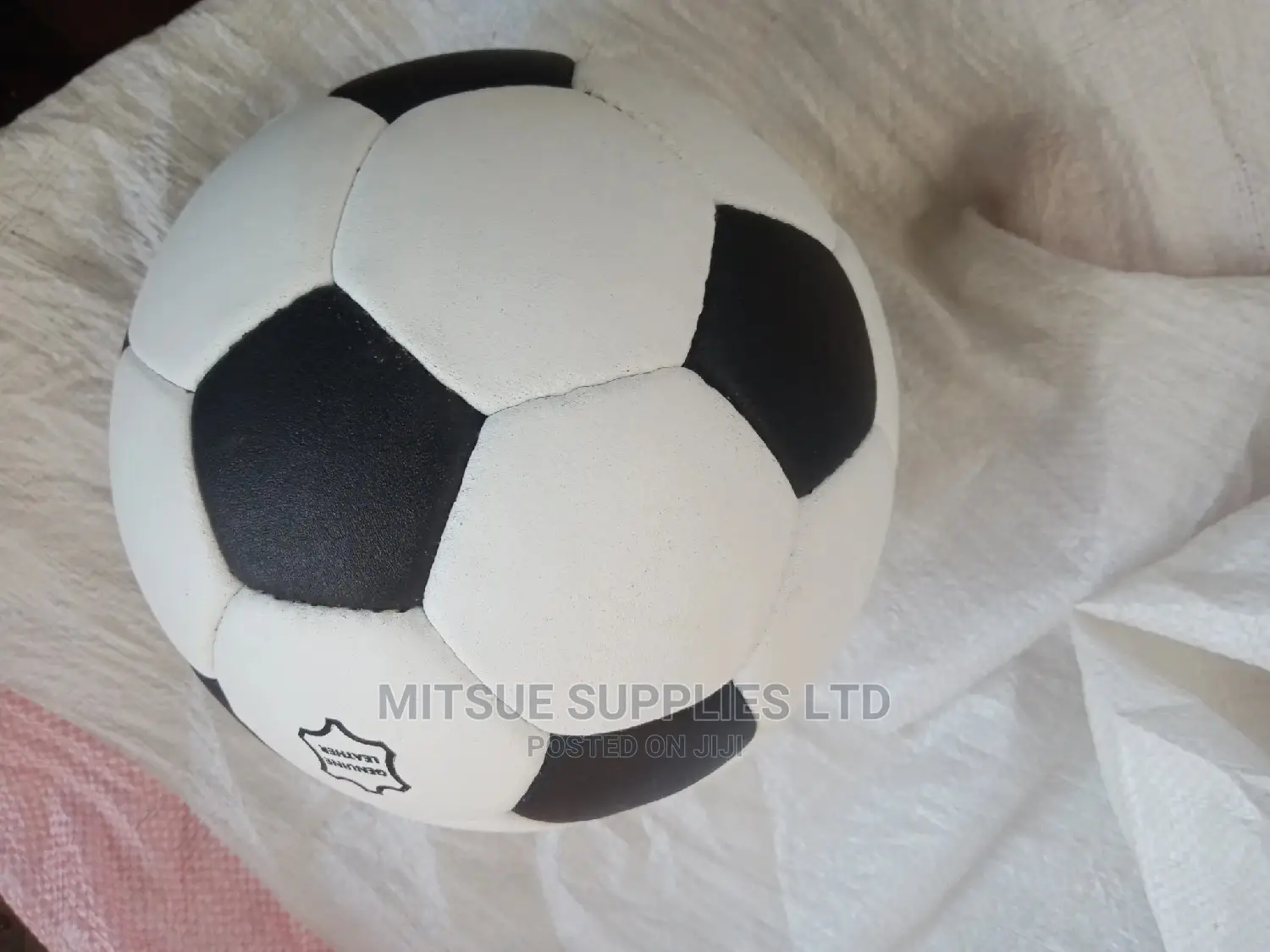 Classic Leather Football Size 5 White/Black