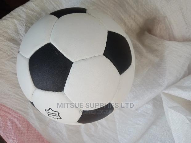 Classic Leather Football Size 5 White/Black - thumbnail 6