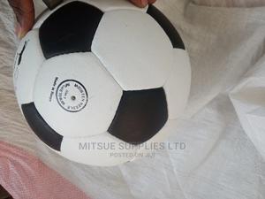 Classic Leather Football Size 5 White/Black - thumbnail 2