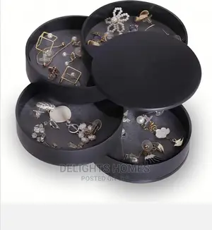 4layered Rotating Accessories Storage Box
