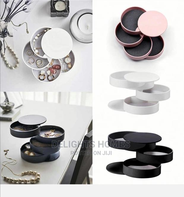 4layered Rotating Accessories Storage Box - thumbnail 2