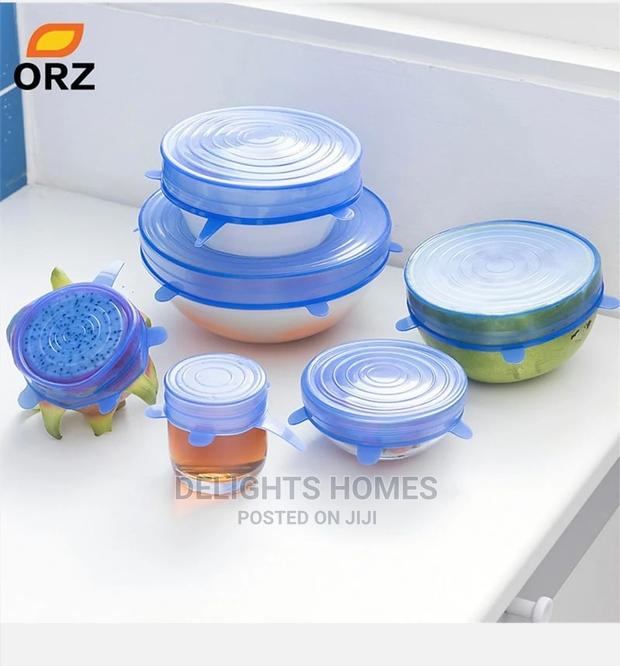 6 In1 Super Stretch Silicon Lid Covers - main view