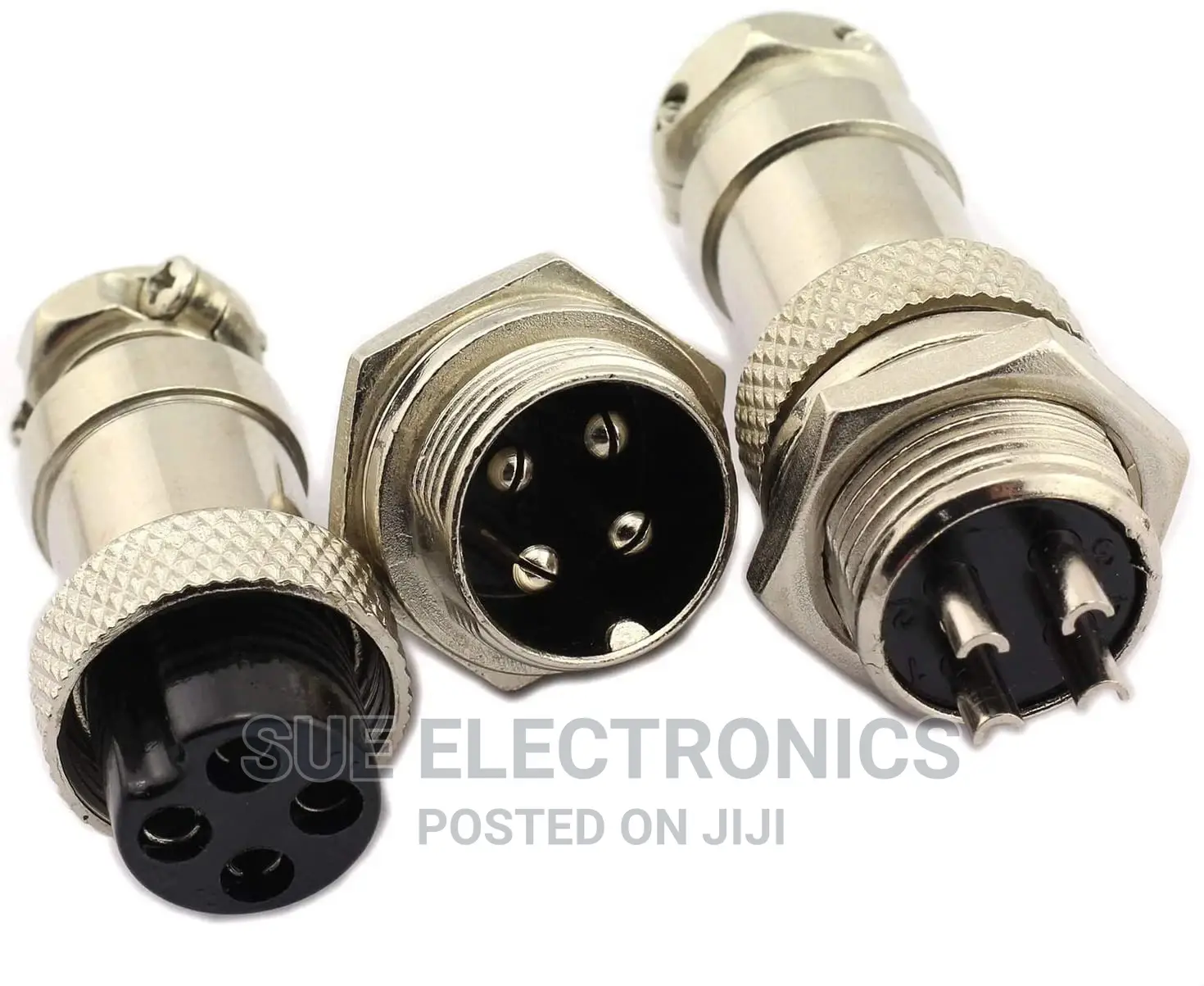 4 PIN Thread Male Female Panel Metal Aviation Connector
