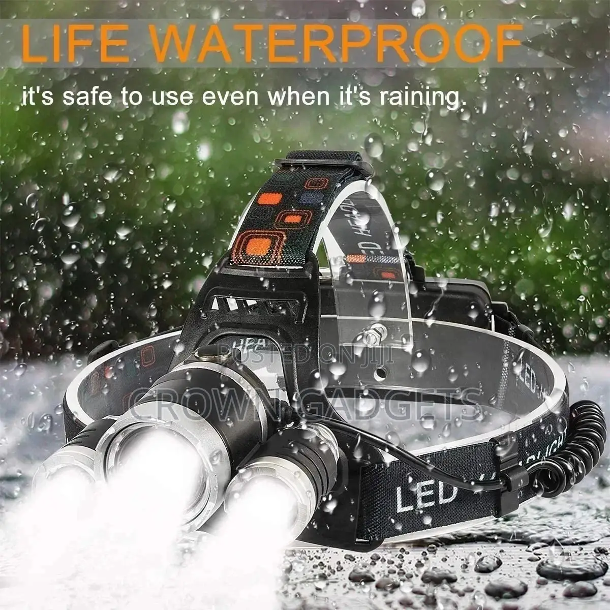 3X CREE T6 LED Headlight for Outdoor Sports