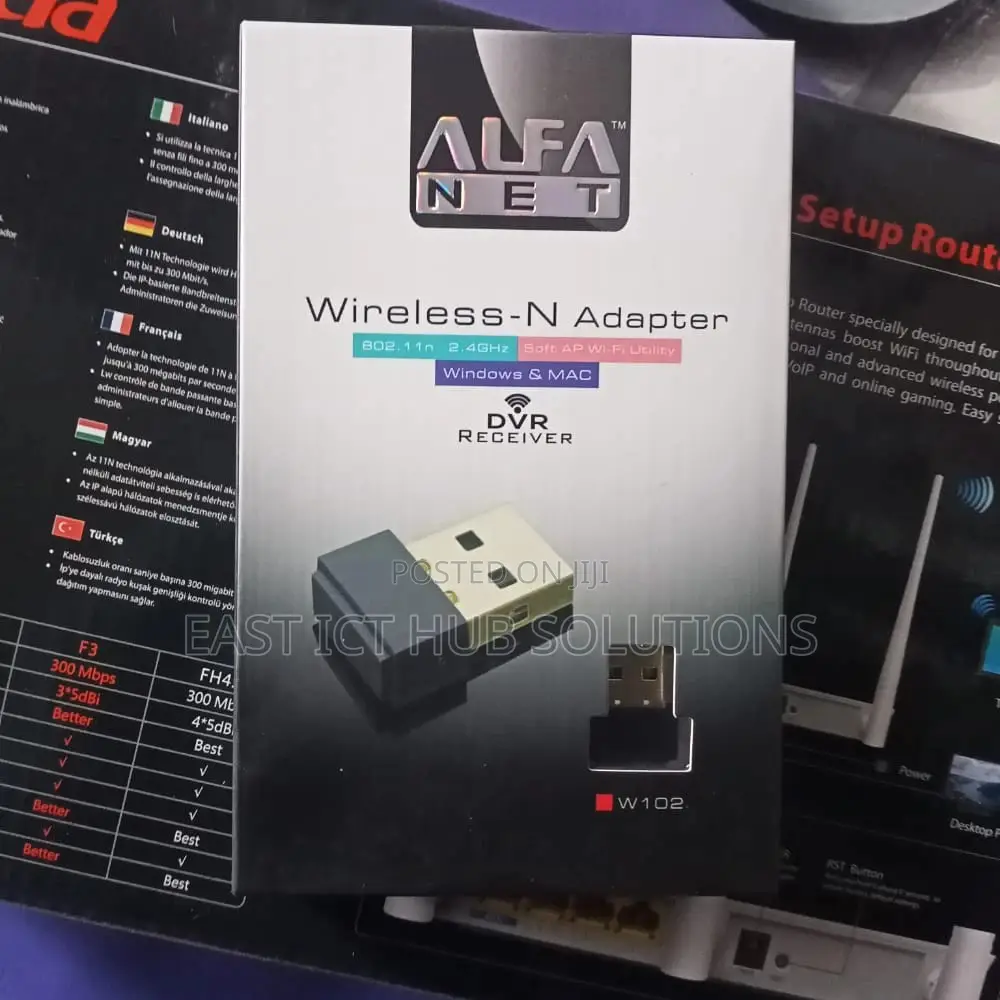 Alfa Net Wifi Adaptor / Usb Wifi Dongle