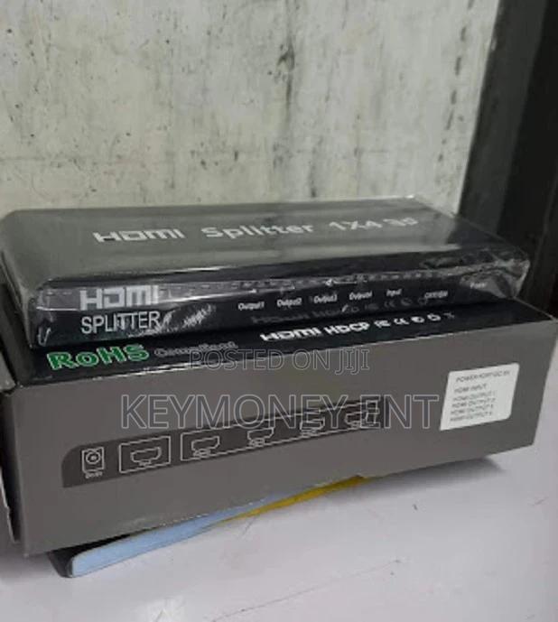HDMI Splitter 1x4 Amplifier 1080P 3D Hub 1 in 4 Out