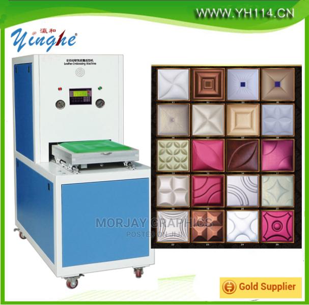 Leather Embossing Machine Brand New (Automatic) - main view