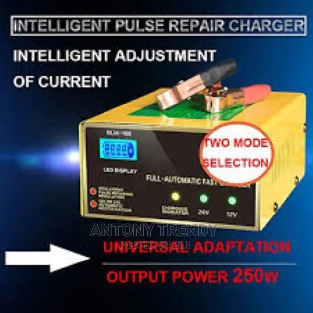 Portable 12V 15A 4 Stage Lead Acid Battery Charger