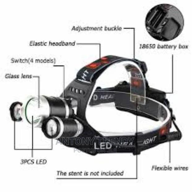 Best 3X XML T6 Rechargeable Headlamp Headlight Torch USB Lam