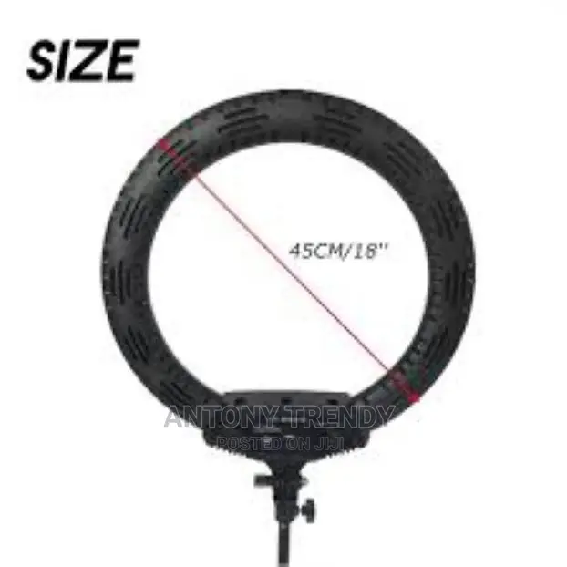 18 Inch LED Ringlight Kit With 73 Inch Tripod Stand With Pho