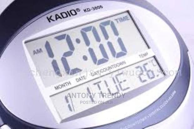 Kadio 3806N Digital Wall and Table Clock With Day Date Tempe