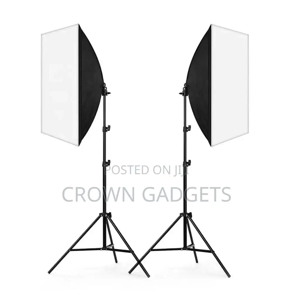 Softboxe27 Lighting With Stand and Softbox