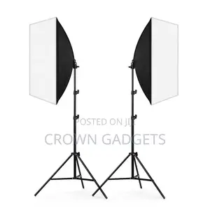 Softboxe27 Lighting With Stand and Softbox