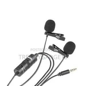 Brand New BOYA BY-M1DM Dual Omni-Directional Lavalier Mic
