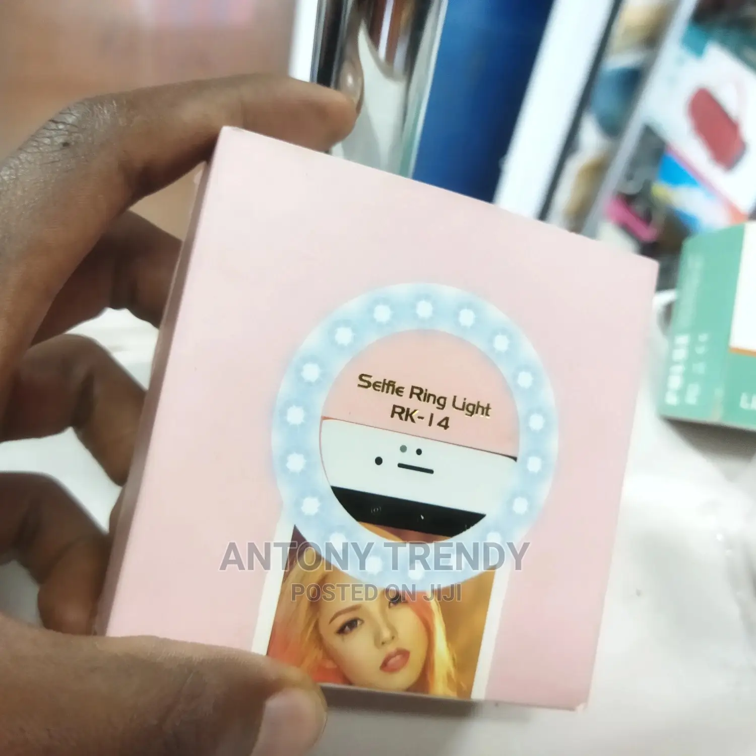 Clip Small Selfie Ring Light for Phones