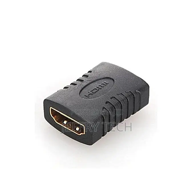 Black HDMI Female to HDMI Female Connector Extender HDMI Cab