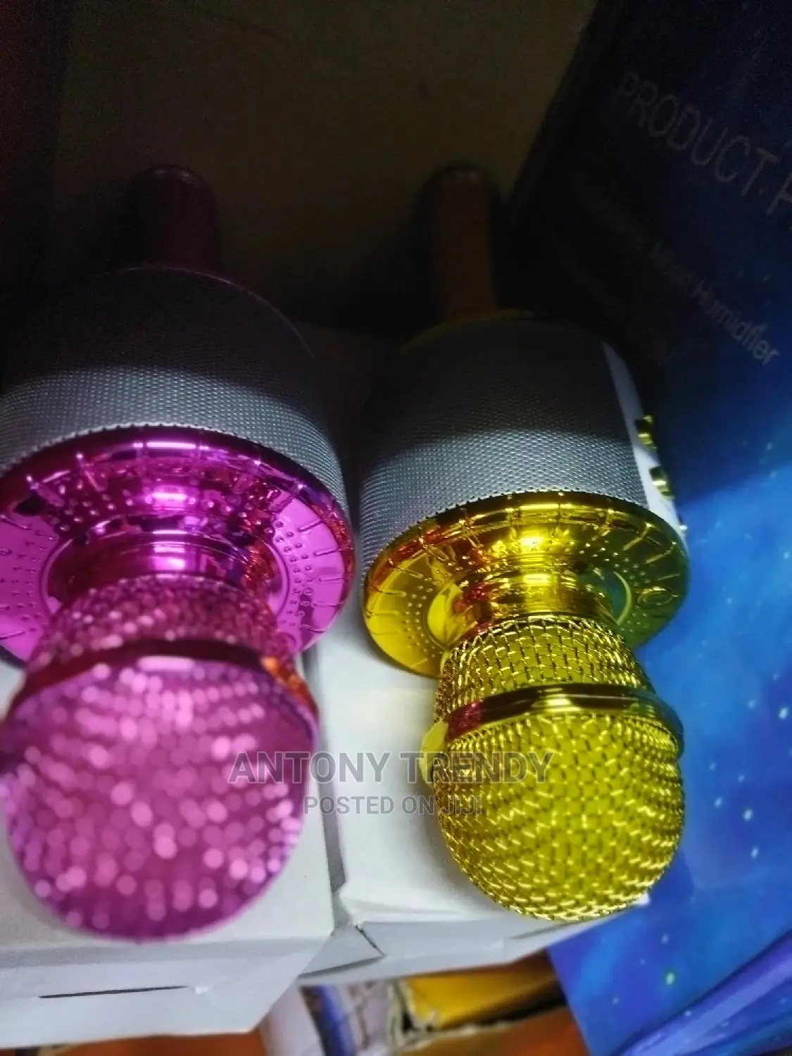 Wireless Microphone Hifi Speaker Karaoke Mic 1pc