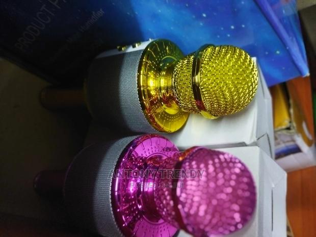 Wireless Microphone Hifi Speaker Karaoke Mic 1pc - thumbnail 2