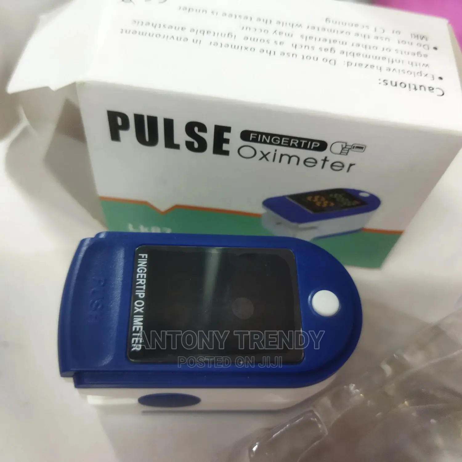 Pulse Oximeter Measures Oxygen Levels